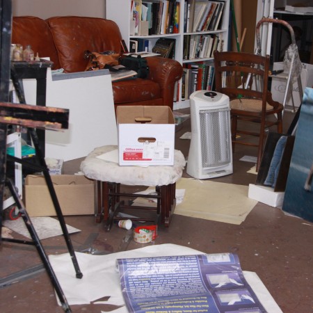Barbara Downs studio AFTER cleaning