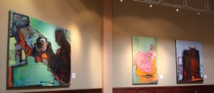 Barbara Downs paintings at exhibition