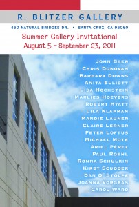 Barbara Downs announcement for Summer Gallery Invitational exhibition