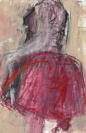 Original artwork by Barbara Downs, Untitled Drawing, Mixed Media on Paper