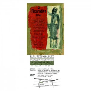 Barbara Downs announcement for A Figurative Affair 2012 exhibition
