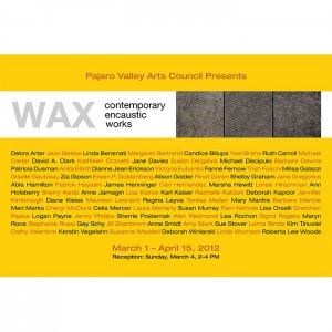 Barbara Downs announcement for Wax exhibition